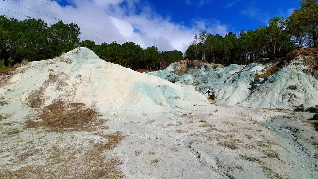 Blue Soil Hills in Sagada, Mountain Province, Philippines