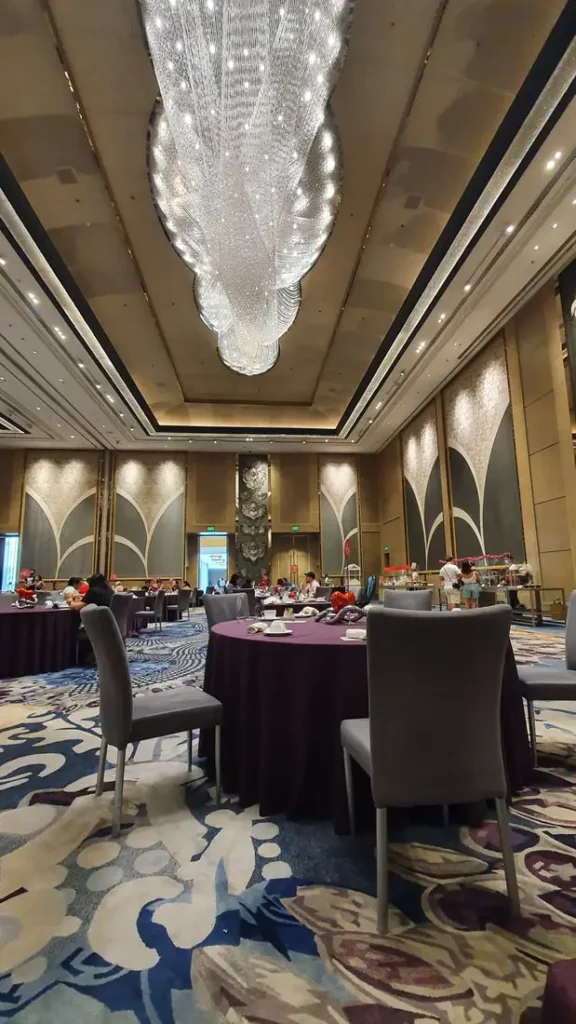 Breakfast buffet at the Grand Ballroom