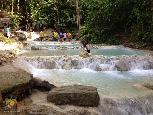 Tier 1 of Aguinid Falls in Samboan, South Cebu, Philippines