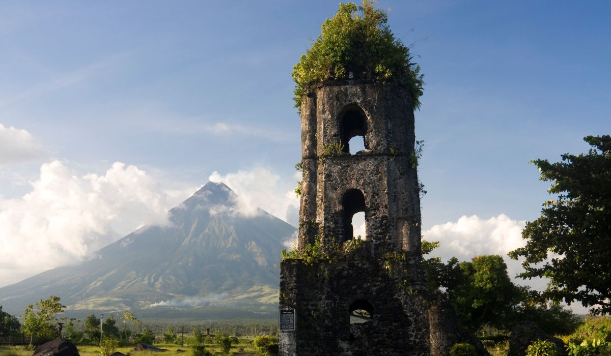 Cagsawa Ruins in Albay, Bicol