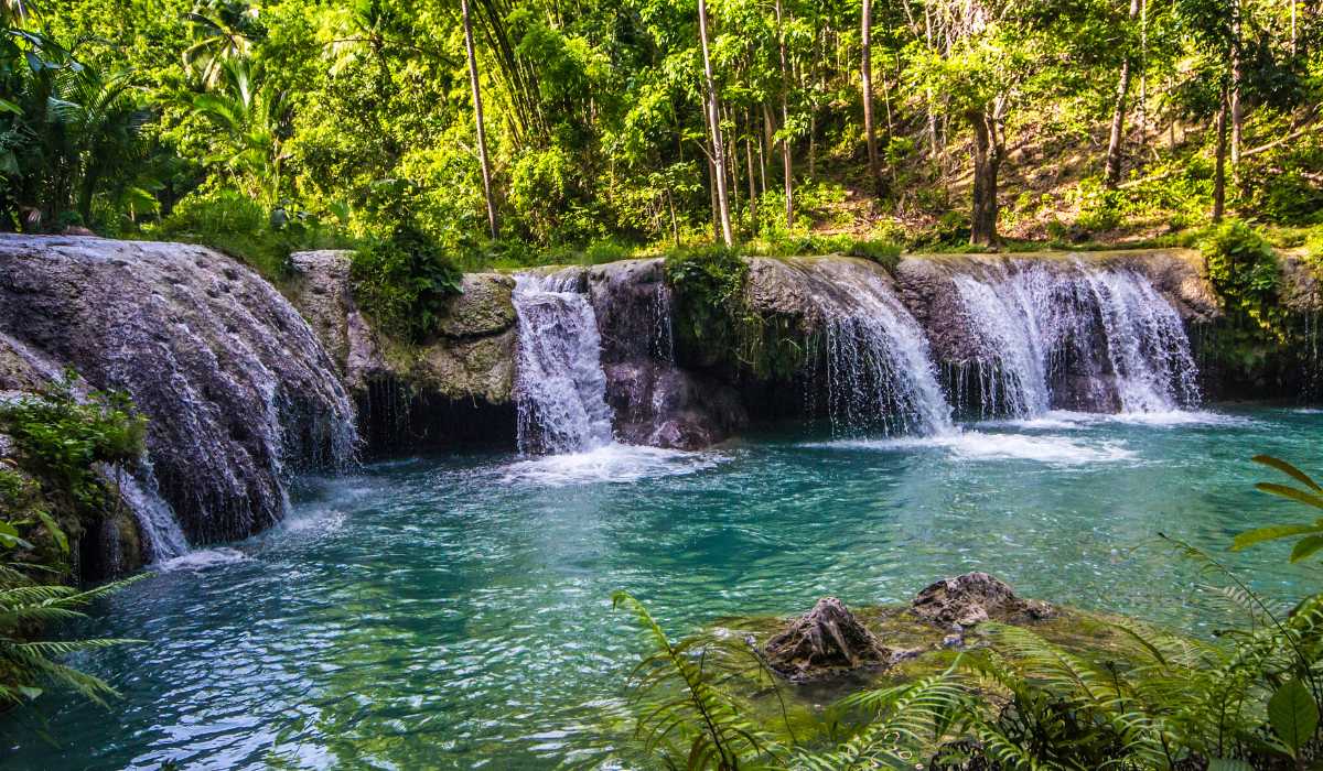 Cambugahay Falls in Siquijor Philippines