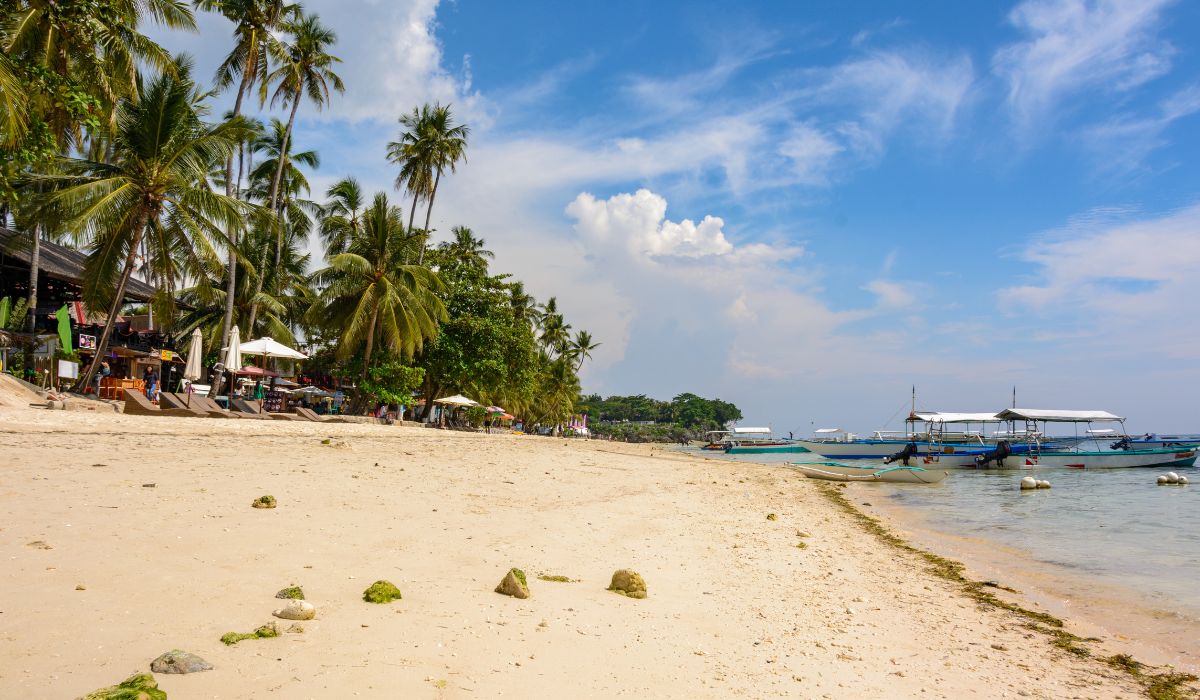 Alona Beach in Panglao Bohol Philippines