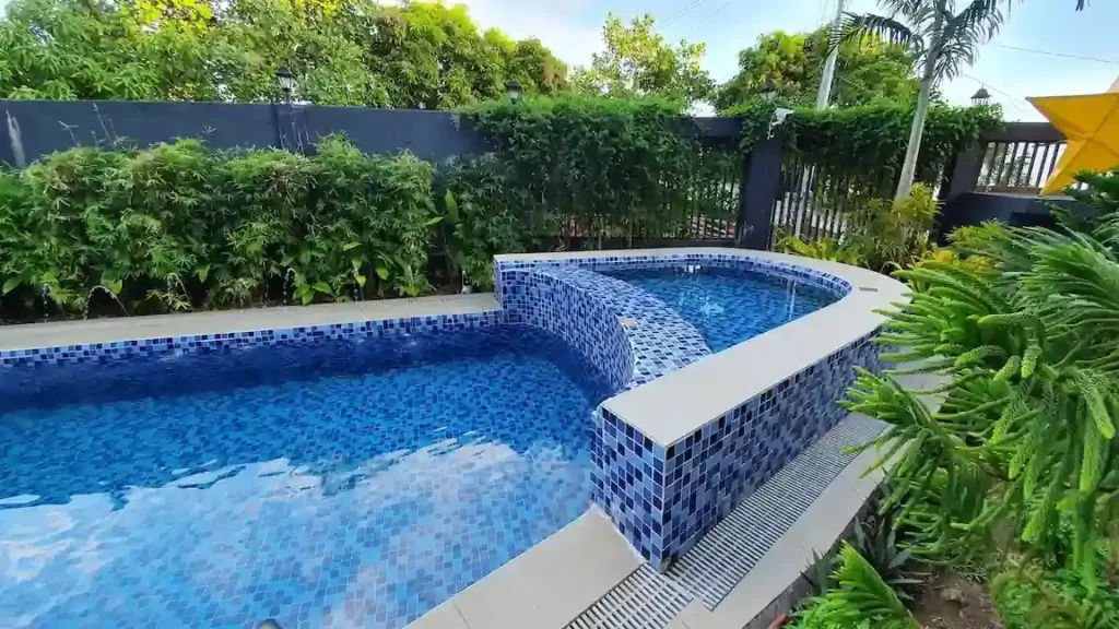 Swimming pool in Vienna Hotel in Coron Palawan