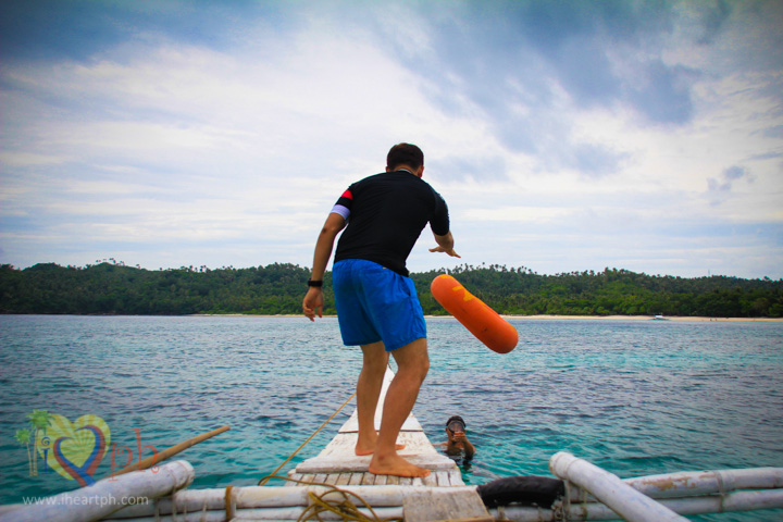 Snorkeling a few meters away from Subic Beach in Sorsogon Philippines