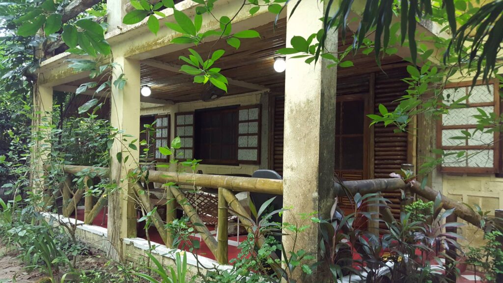 Terrace area in one of the villas in Aguho Playa