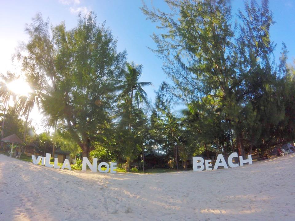 Beachfront of Villa Noe Beach Resort